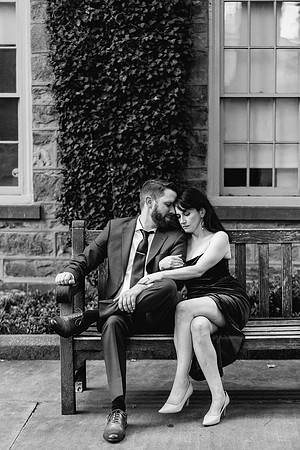 Princeton University engagement session