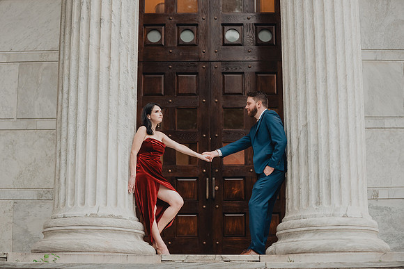 Princeton University engagement session