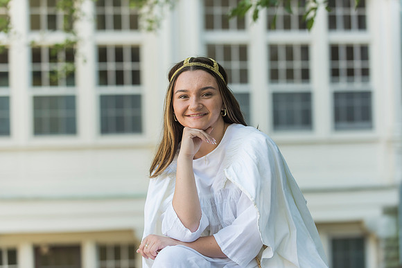 Madison's graduation portraits