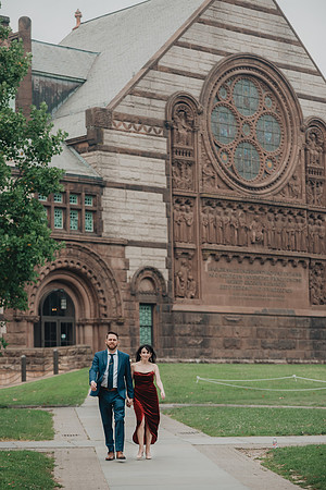 Princeton University engagement session