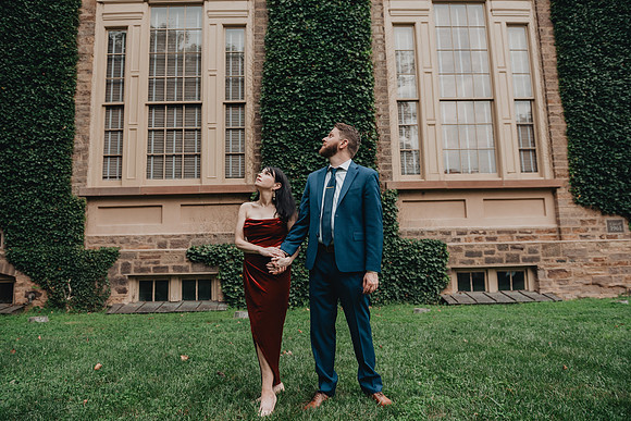 Princeton University engagement session