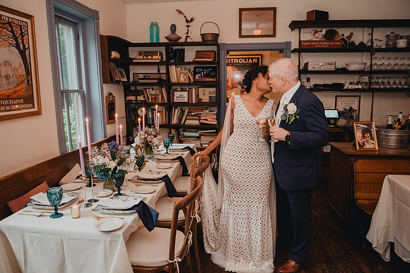 Colleen and Mark at Spring Mill Cafe