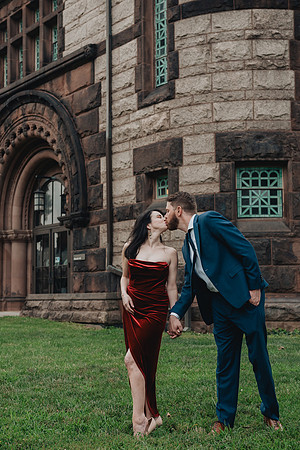 Princeton University engagement session