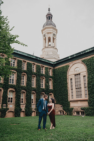 Princeton University engagement session