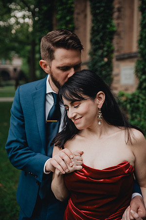Princeton University engagement session