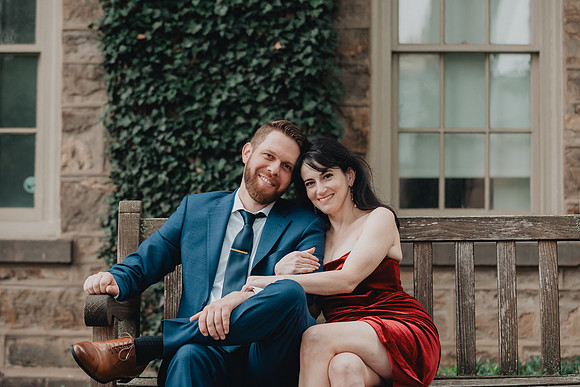 Princeton University engagement session