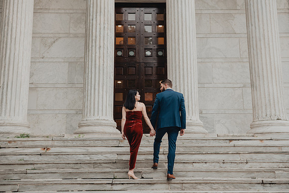 Princeton University engagement session