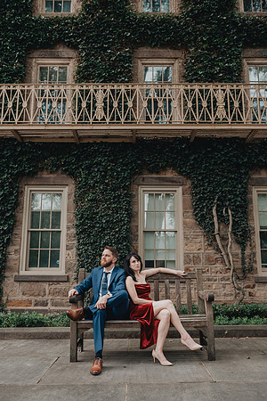 Princeton University engagement session