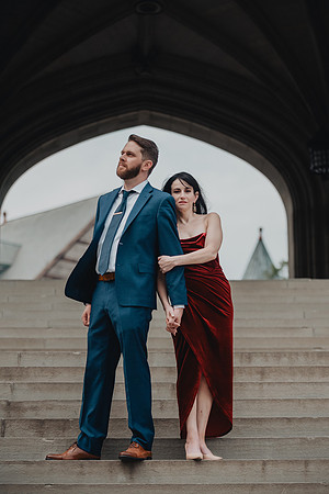 Princeton University engagement session