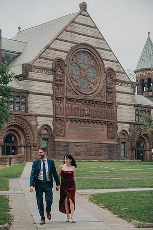 Princeton University engagement session