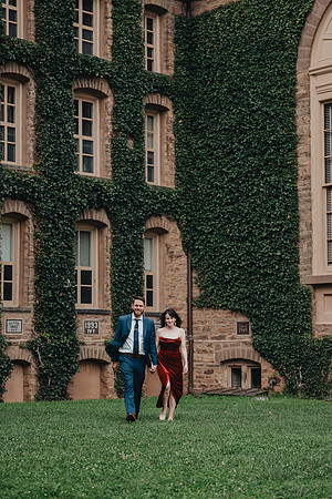 Princeton University engagement session
