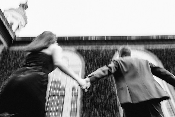 Princeton University engagement session