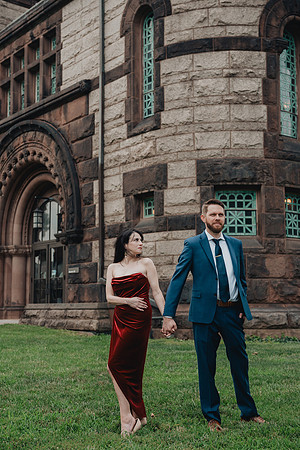 Princeton University engagement session