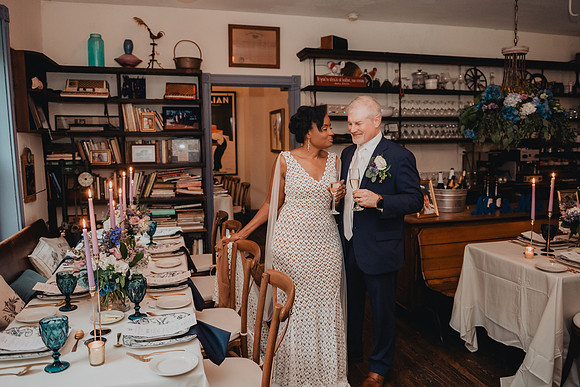 Colleen and Mark at Spring Mill Cafe