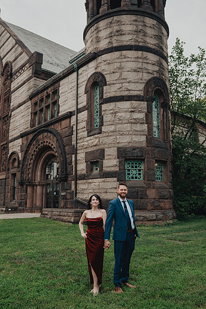 Princeton University engagement session