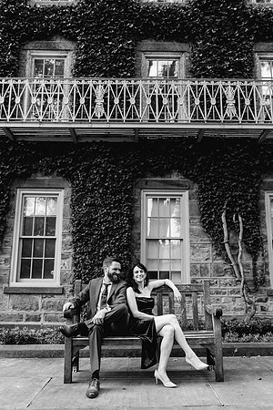 Princeton University engagement session