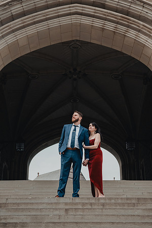 Princeton University engagement session