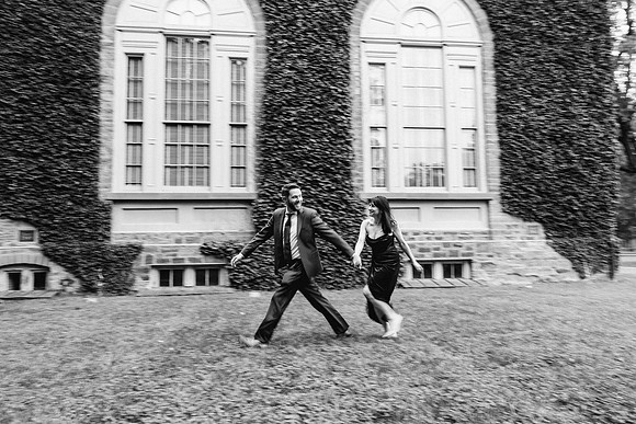 Princeton University engagement session