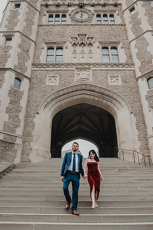 Princeton University engagement session