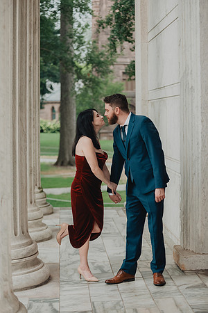 Princeton University engagement session