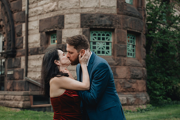 Princeton University engagement session