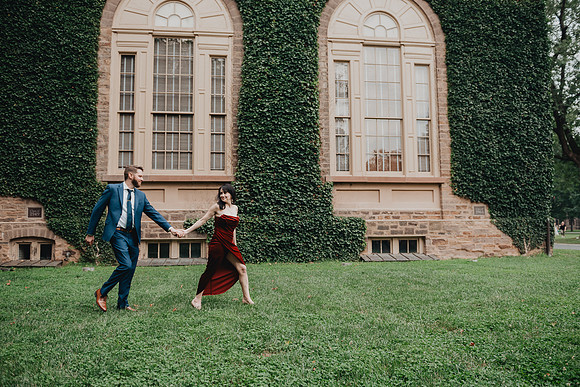 Princeton University engagement session