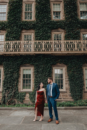 Princeton University engagement session
