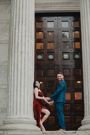 Princeton University engagement session