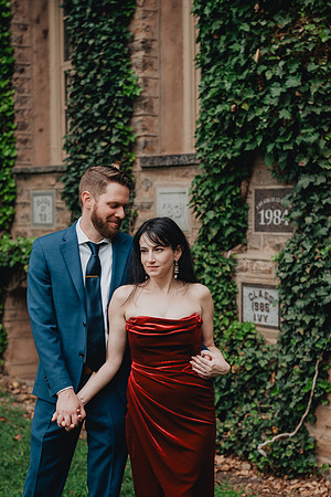Princeton University engagement session