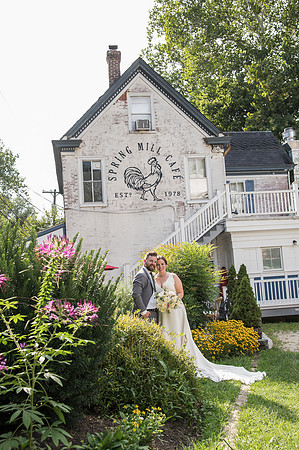 Stacey and Josh Spring Mill Cafe