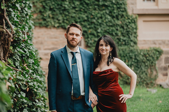 Princeton University engagement session