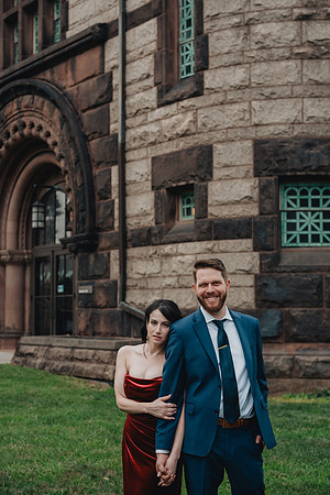 Princeton University engagement session