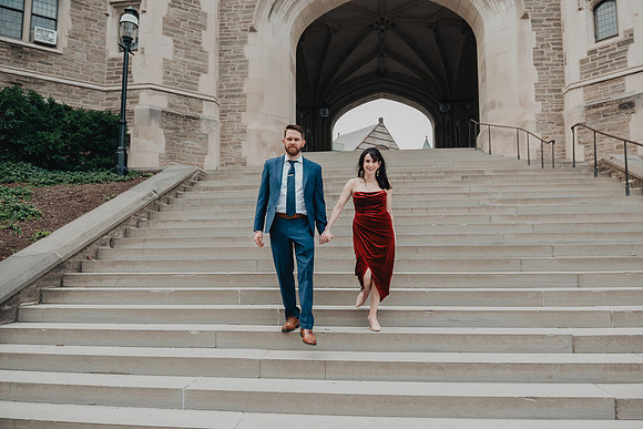 Princeton University engagement session