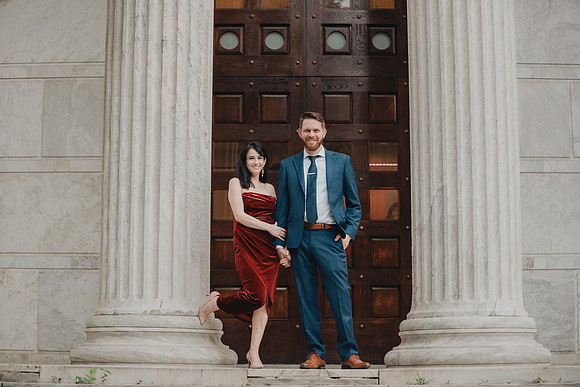 Princeton University engagement session