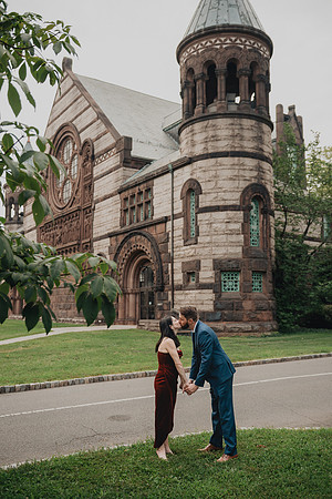Princeton University engagement session
