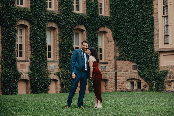 Princeton University engagement session