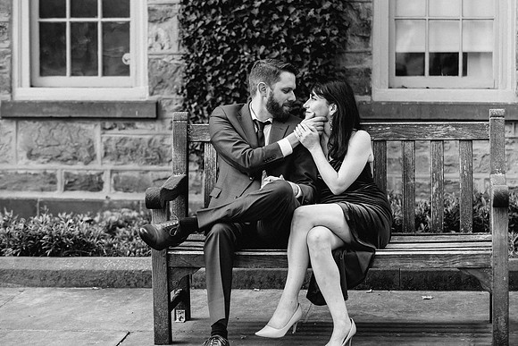 Princeton University engagement session