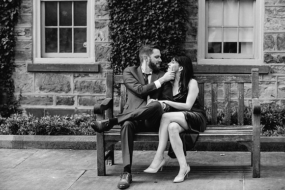 Princeton University engagement session