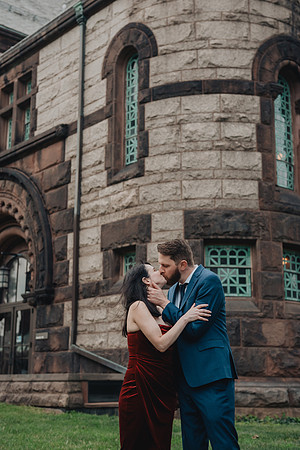 Princeton University engagement session