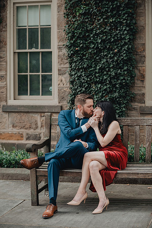 Princeton University engagement session