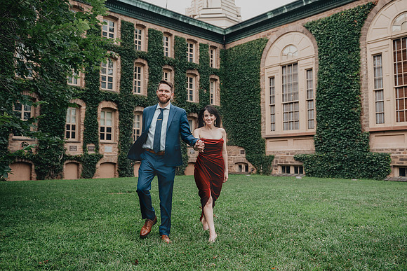 Princeton University engagement session