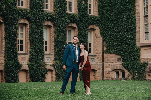 Princeton University engagement session