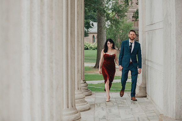 Princeton University engagement session