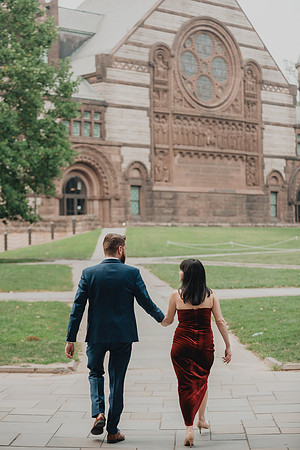 Princeton University engagement session