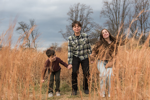 Slaven family 2024 Andorra meadows