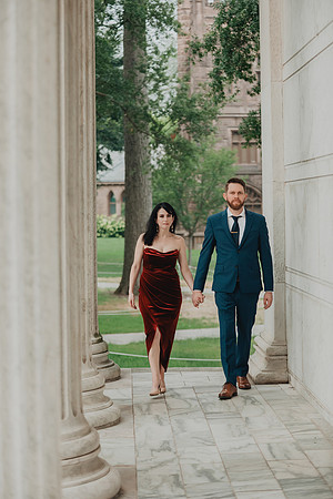 Princeton University engagement session