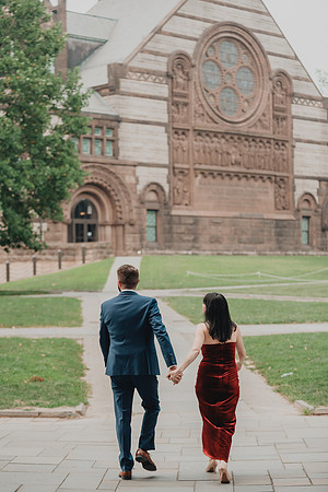 Princeton University engagement session