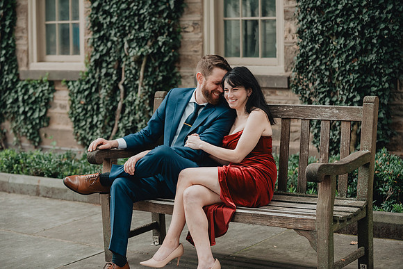 Princeton University engagement session