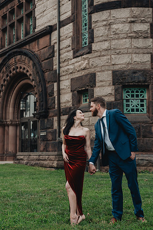 Princeton University engagement session