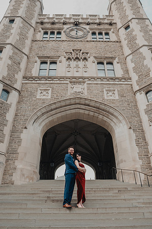 Princeton University engagement session